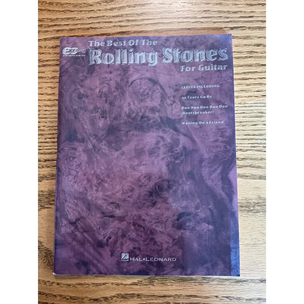 The Best Of The Rolling Stones For Guitar Sheet Music Book Hal Leonard